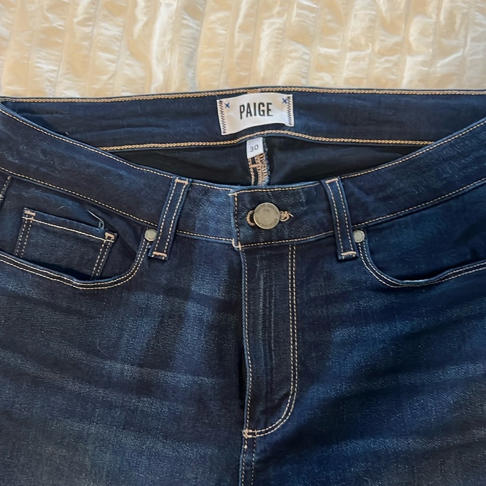 Paige Women's Dark Blue Jeans